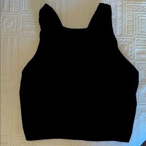 Athleta crop top with built in bra! Lightly worn!